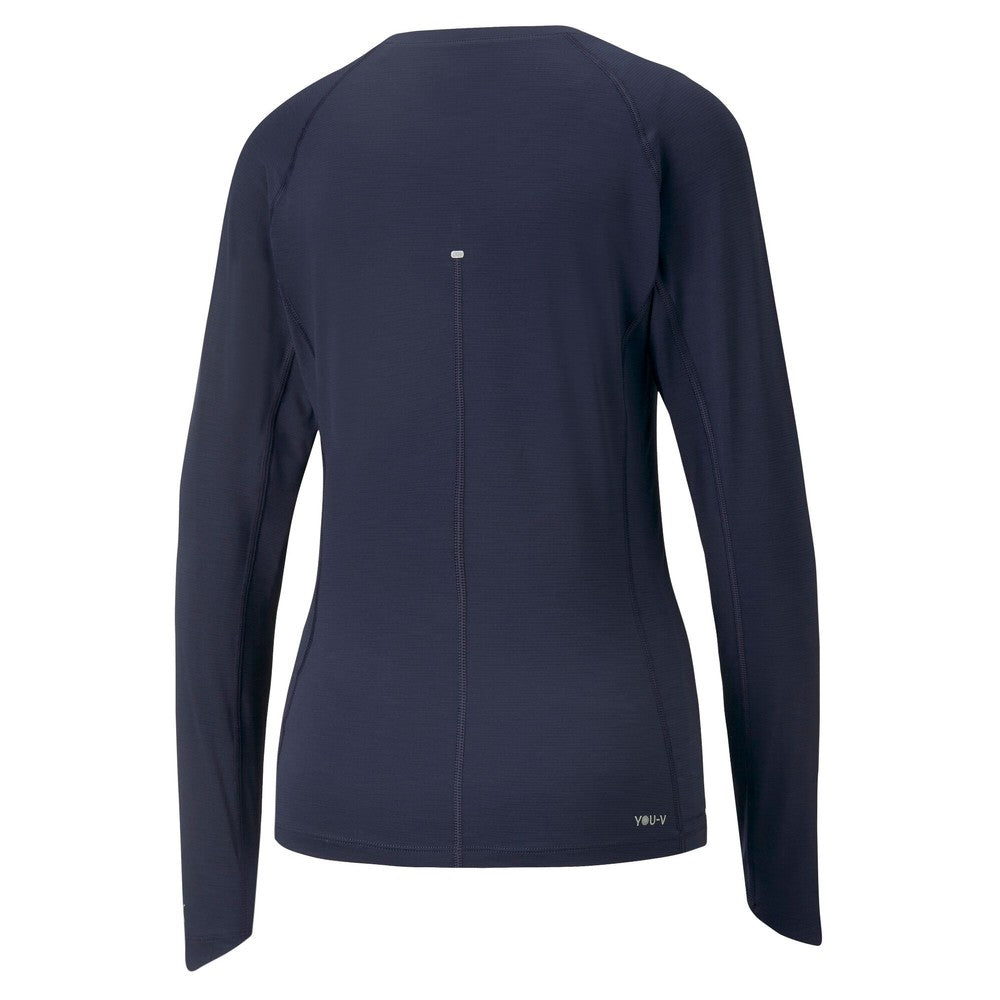 Puma Golf Women's Long Sleeve Crew Neck Top in Navy - XL Only Left