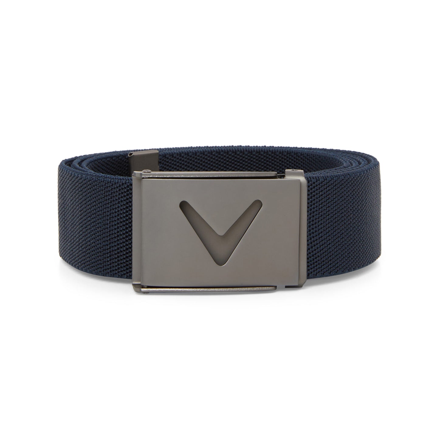 Callaway Golf Men's V-Logo Webbed Belt in Navy
