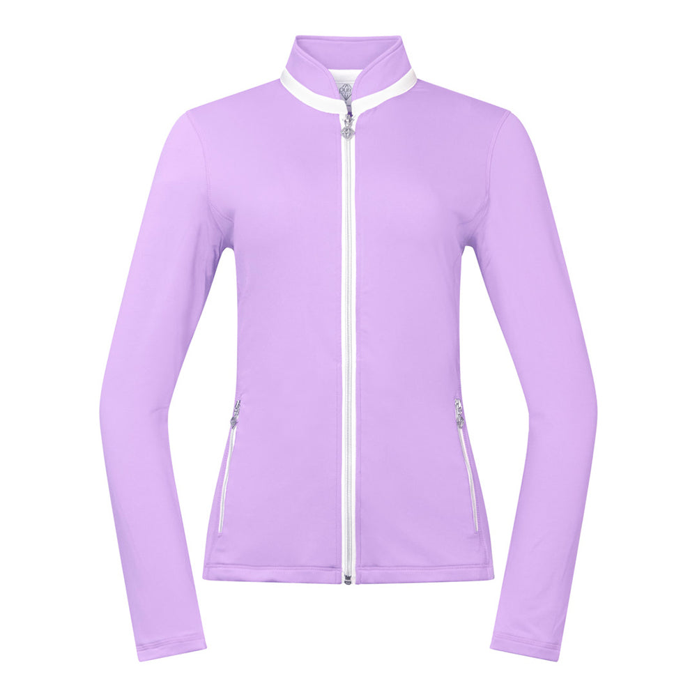 Pure Golf Ladies Mid-Layer Stretch Jacket in Lilac