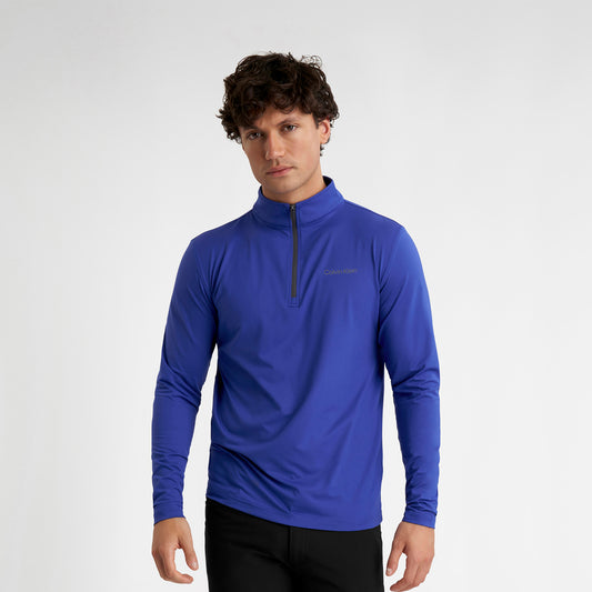Calvin Klein Technical Zip-Neck Top