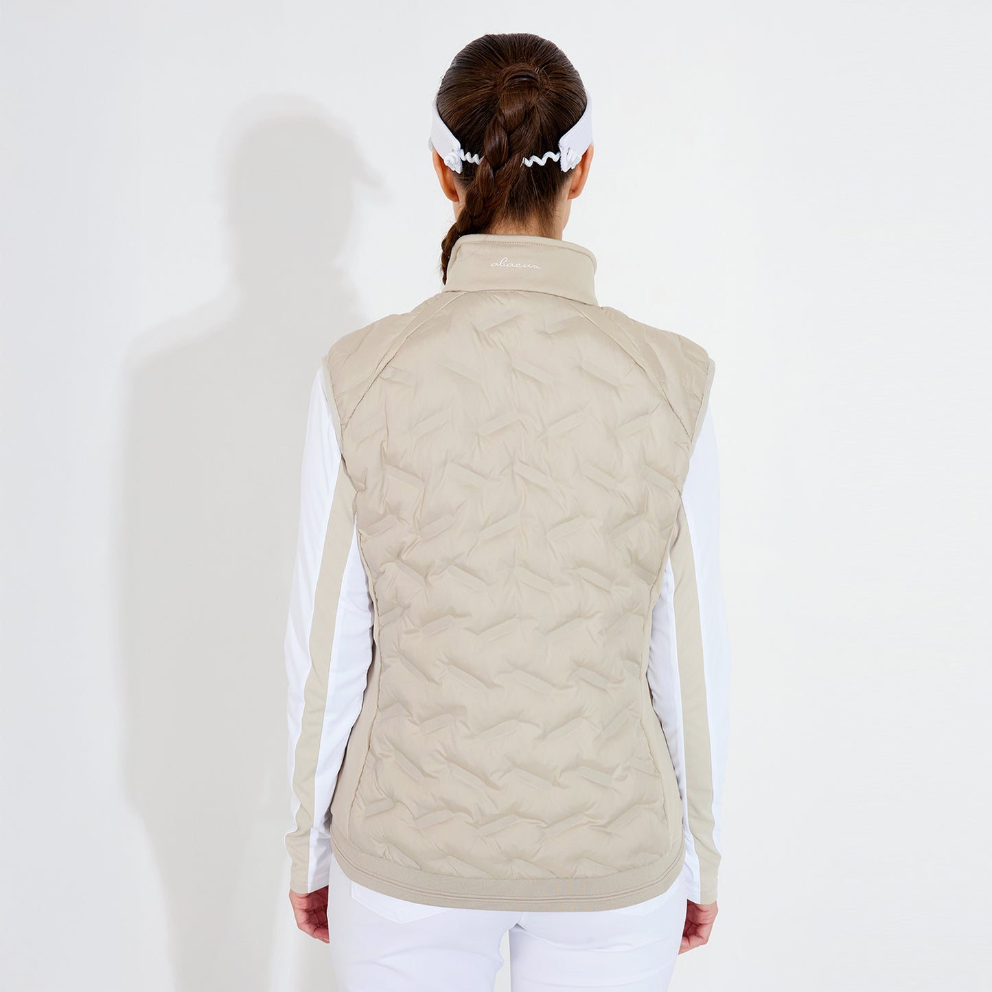 Abacus Ladies Quilted Gilet with Stretch Side Panels