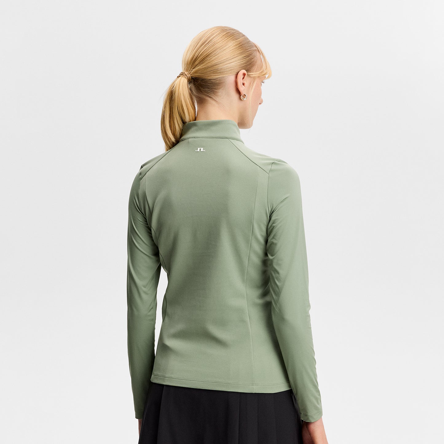 J.Lindeberg Ladies 1/4 Zip Mid-Layer - Lightweight Warmth for Active Days