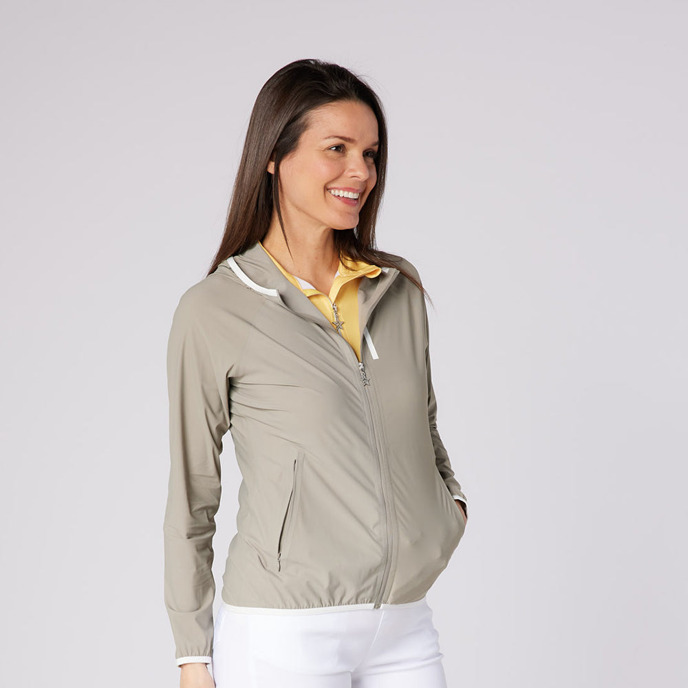 Swing Out Sister Ultra Lightweight Packable Jacket with Hood Perfect for Spring Showers