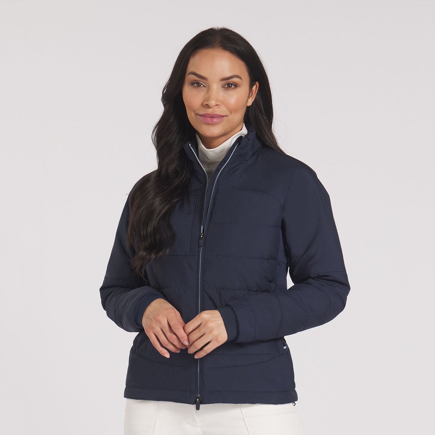 Puma Golf Ladies Primaloft Quilted Jacket in Navy