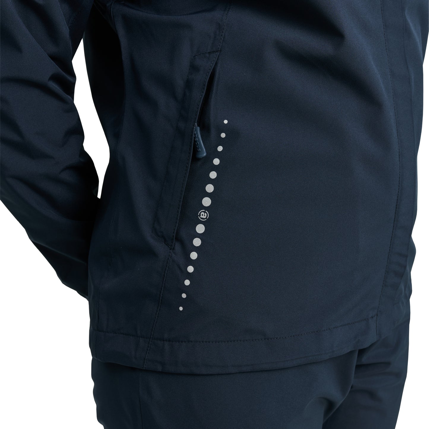 Abacus Ladies Links Stretch Rain Jacket in Navy