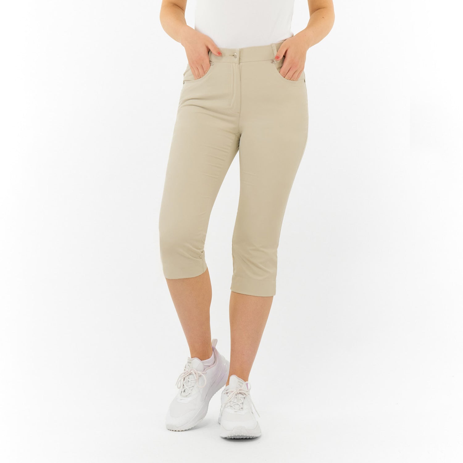 Pure Golf Ladies Lightweight Stretch Capri 