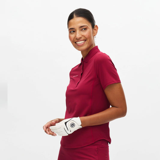 Rohnisch Women's Short Sleeve Polo - Elegant Stretch Comfort for On and Off the Course