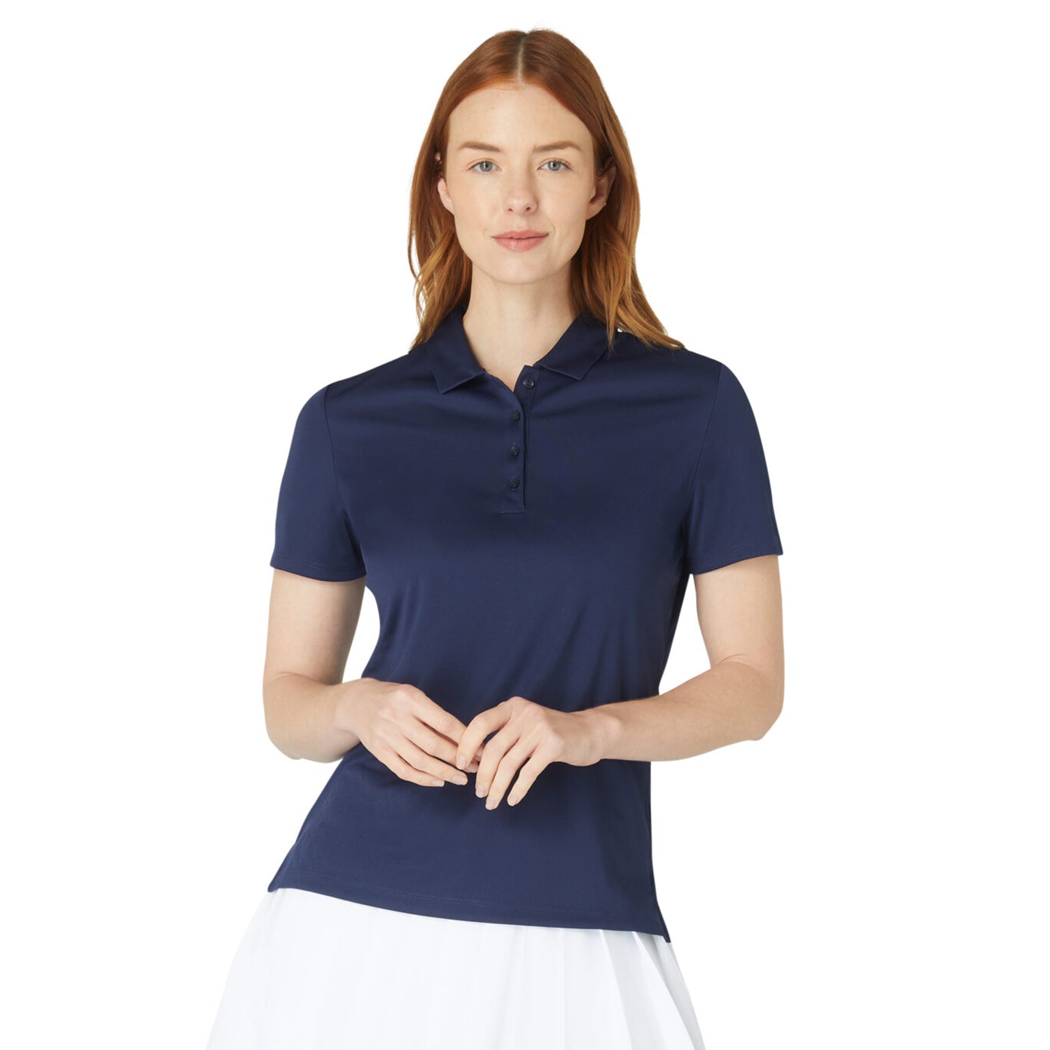 Callaway Ladies Peacoat Navy Short Sleeve Polo with UV Block Protection