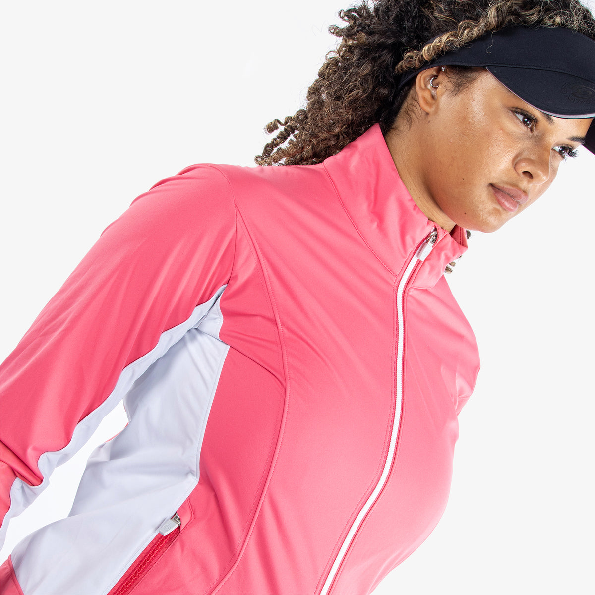 Galvin Green Women's Windproof Navy Jacket for INTERFACE-1™ Innovation with Tailored Elegance