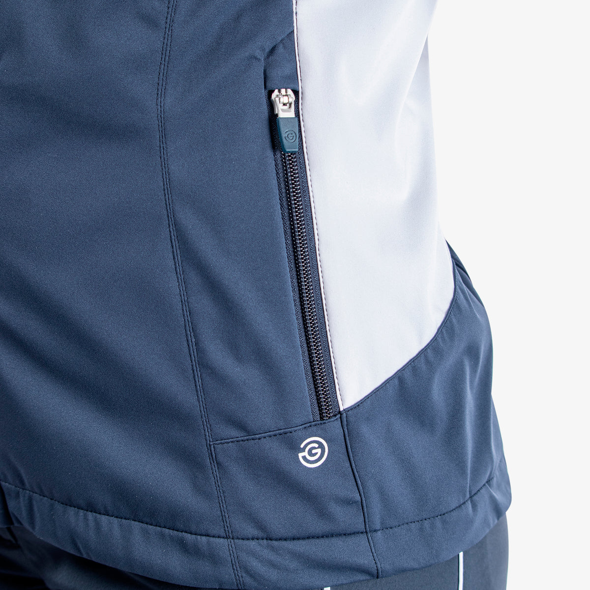 Galvin Green Women's Windproof Navy Jacket for INTERFACE-1™ Innovation with Tailored Elegance