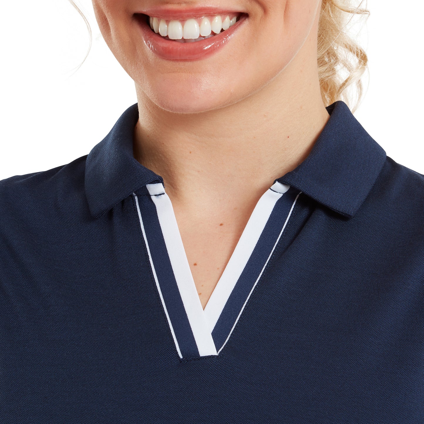 FootJoy Ladies Golf Dress Complete with Flattering Pleated Detail & Stylish Side Stripes