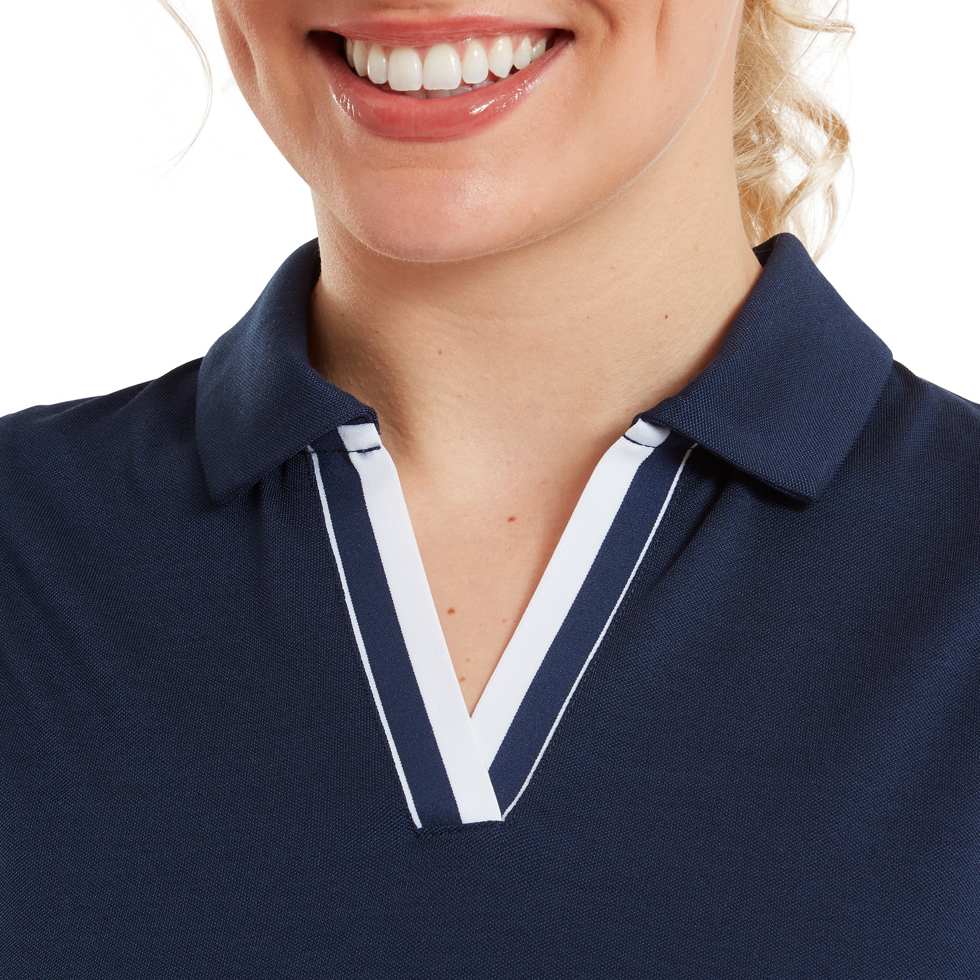 FootJoy Ladies Golf Dress Complete with Flattering Pleated Detail & Stylish Side Stripes