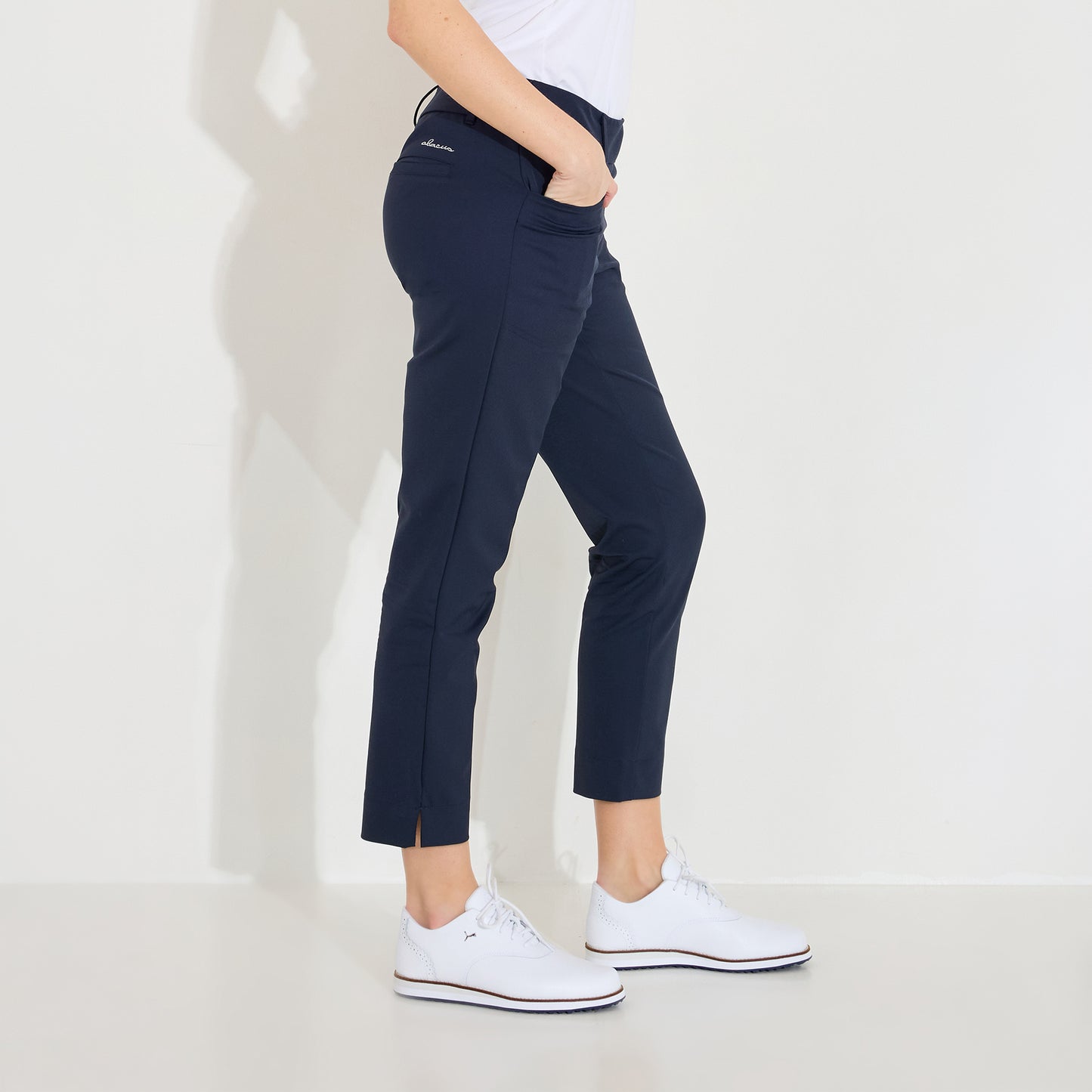 Abacus Ladies 7/8 Trousers in Navy- Effortless Style & Performance