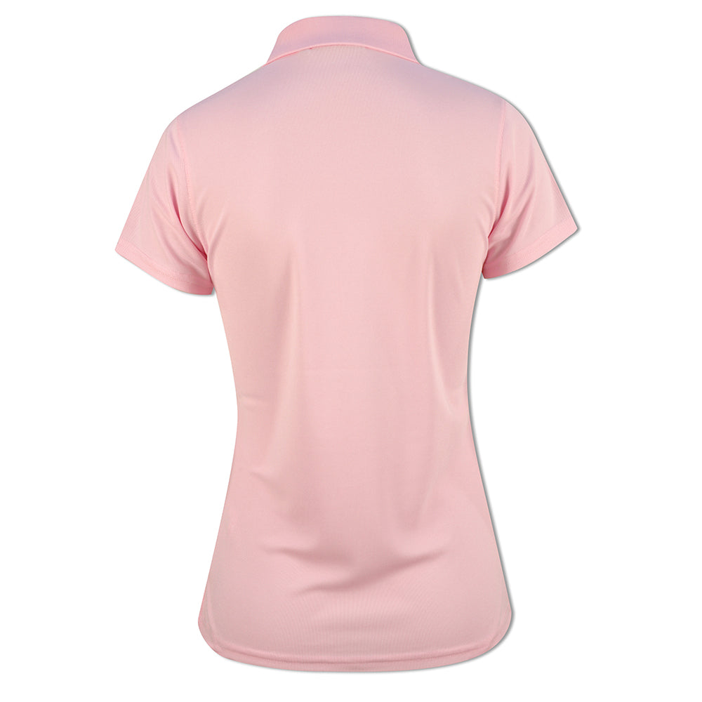 Glenmuir Ladies Short Sleeve Pique Polo with Stretch & UPF50+ in Candy Pink