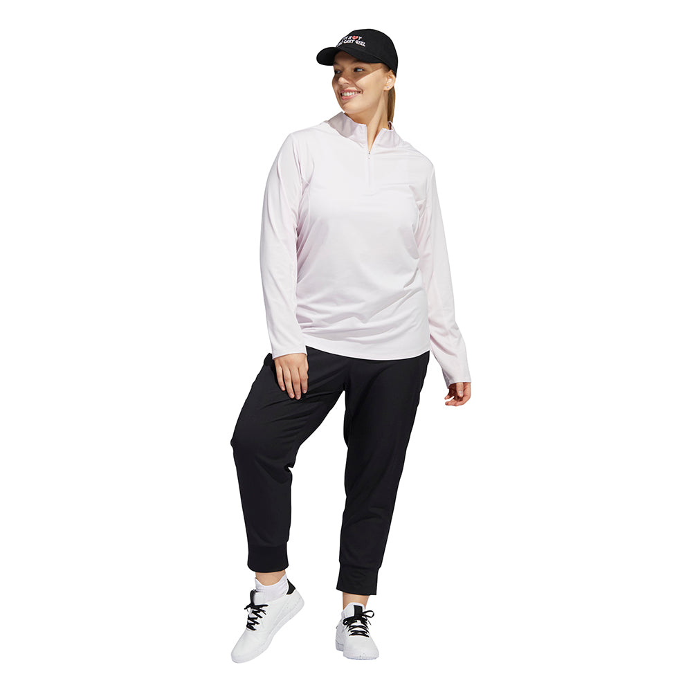 adidas Ladies Plus Size Woven Golf Joggers in Black