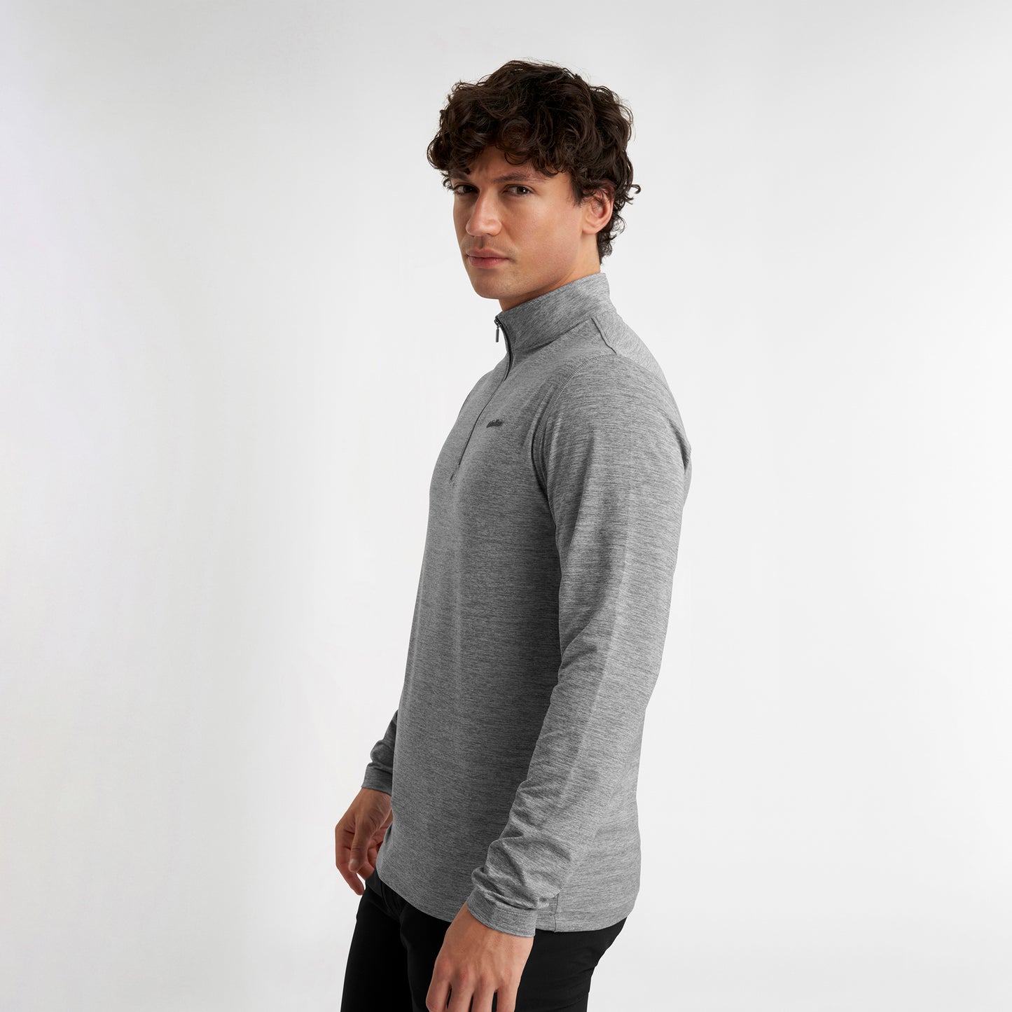 Calvin Klein Technical Zip-Neck Top