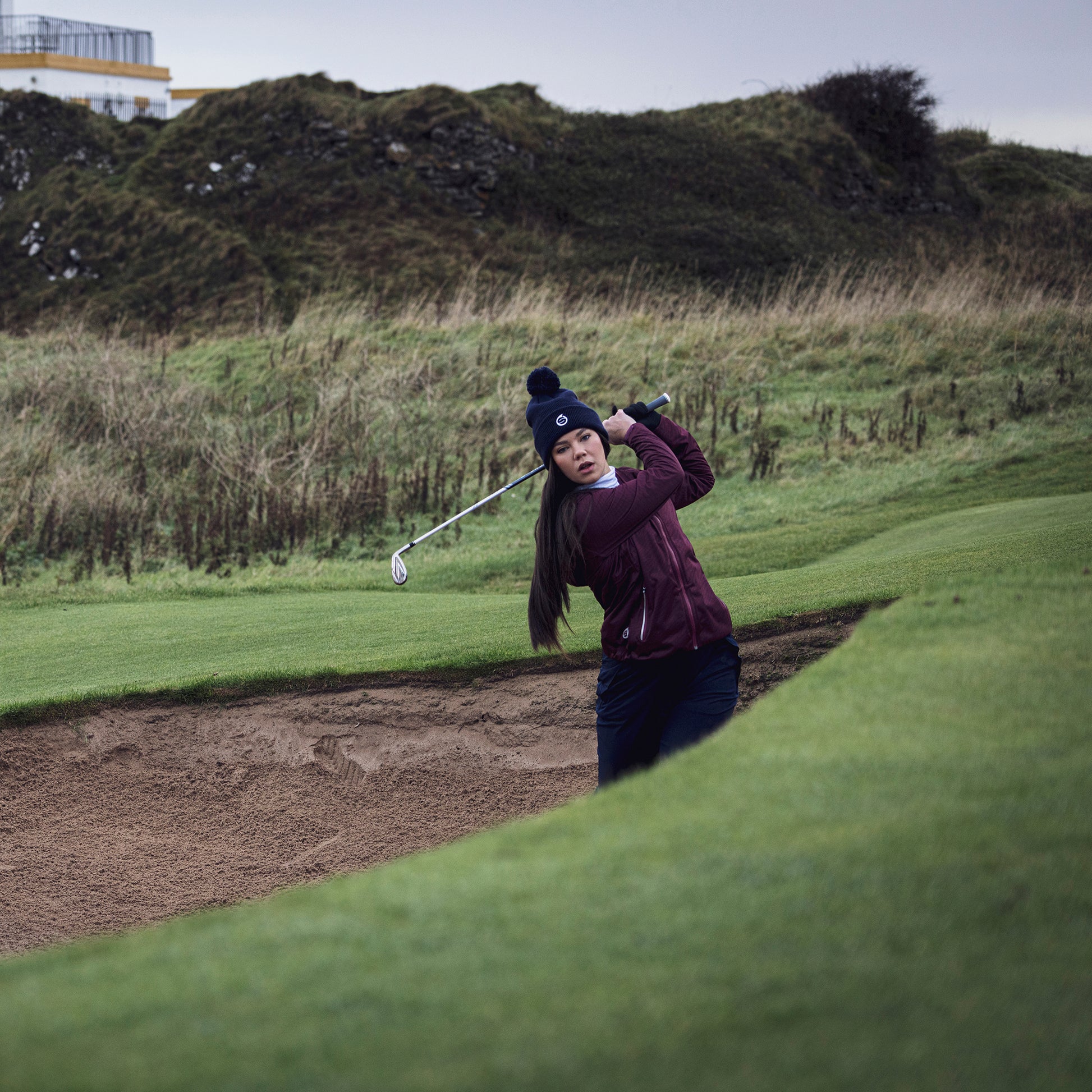 Sunderland Ladies Lightweight Waterproof Jacket with Lifetime Guarantee in Mulberry