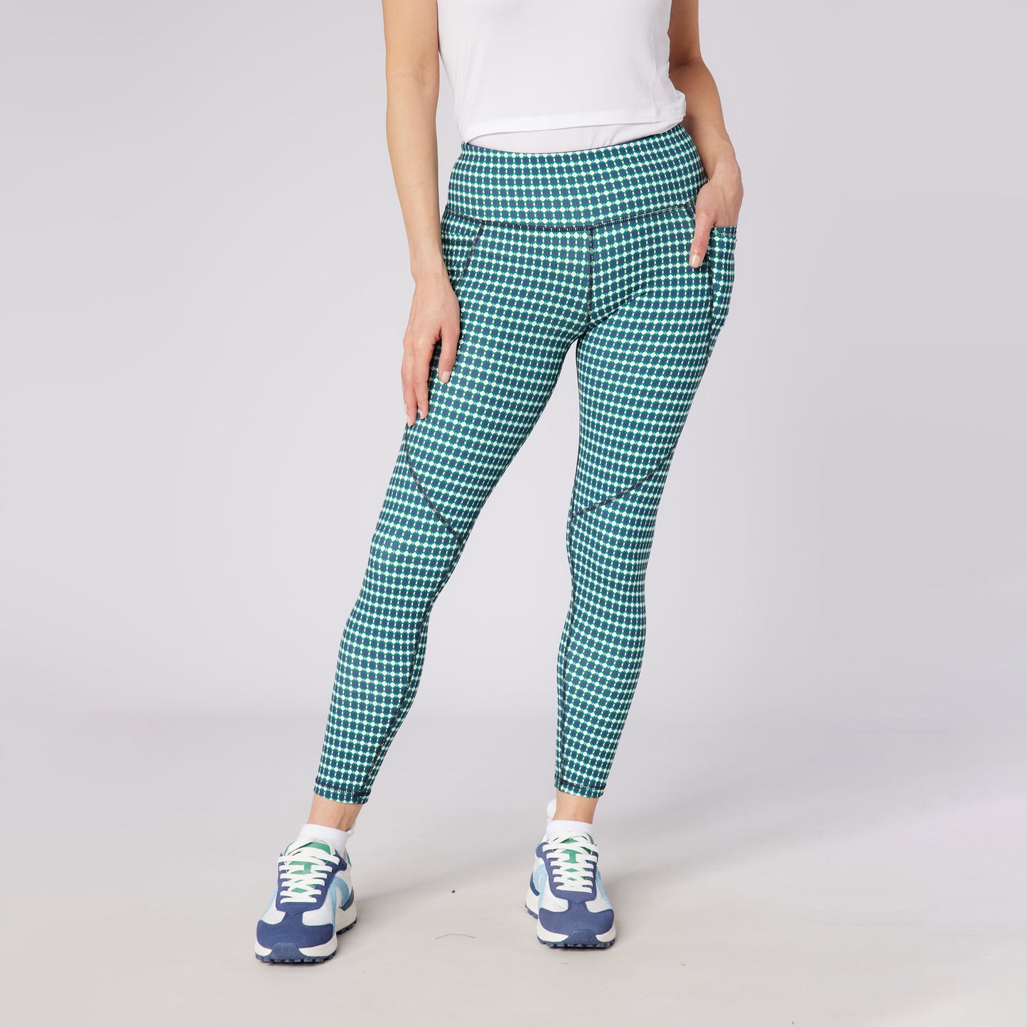 Swing Out Sister Ladies Stretch Leggings with Contour Seams