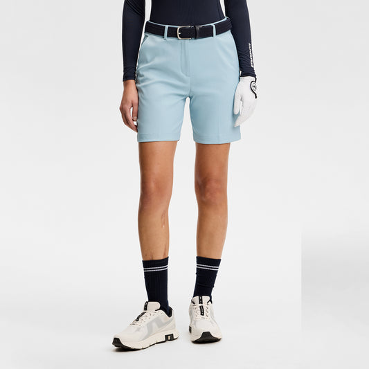 J.Lindeberg Ladies Long Shorts - Lightweight Stretch for Confident Play