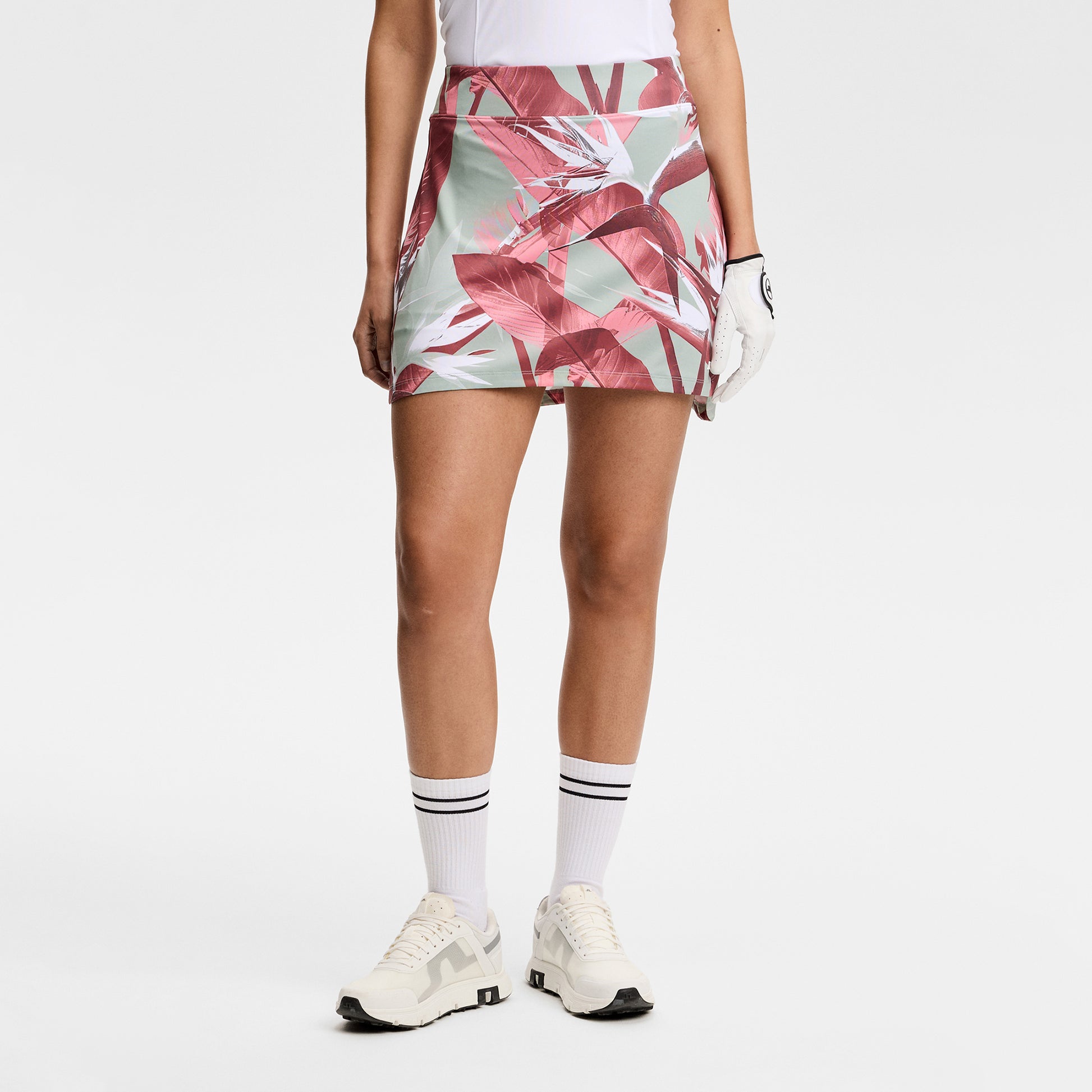 J.Lindeberg Ladies Pull-On Print Skort - Designed for Confident Movement