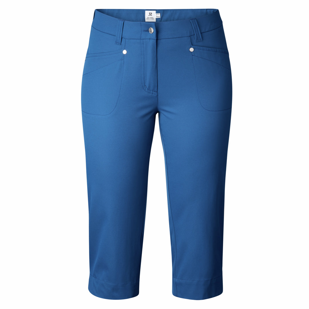 Daily Sports Ladies Stretch Capris in Spectrum Blue