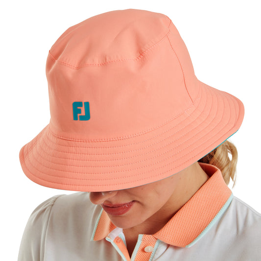 FootJoy Women’s Reversible Bucket Hat - Two Looks, All-Day Sun Protection