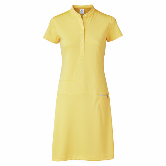 Daily Sports Ladies Butter Yellow Cap Sleeve Golf Dress - Medium Only Left
