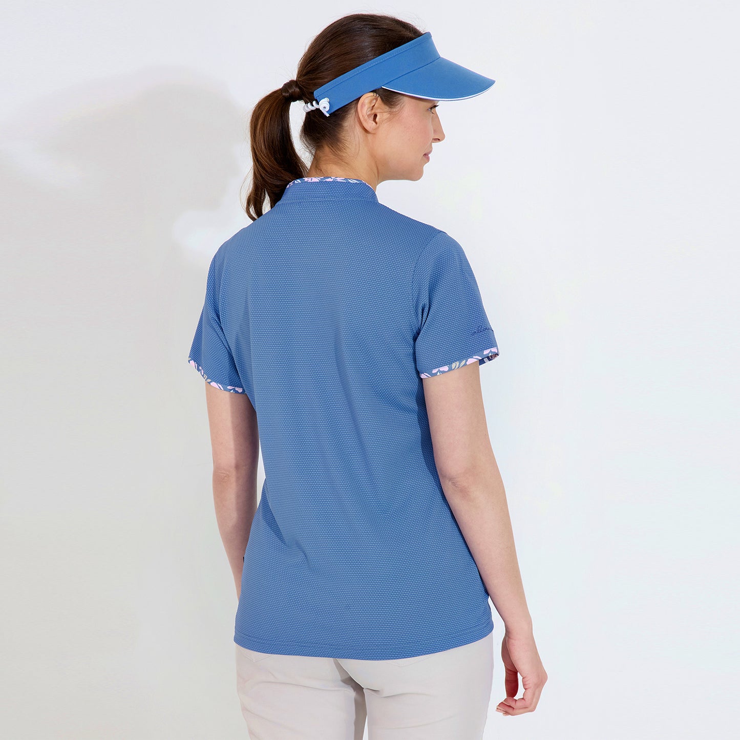 Abacus Ladies Honeycomb Structured Short Sleeve Polo - Style and Performance in Every Swing