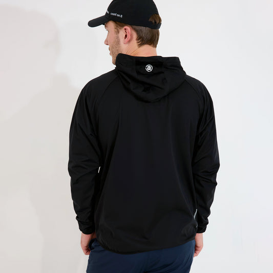 Abacus Mens Black Bounce Waterproof Hoodie
