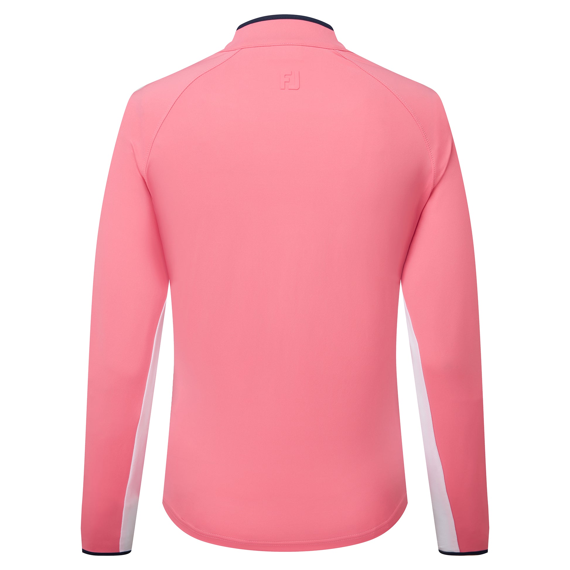 FootJoy Ladies Lightweight Breathable Zip-Neck Top with Contrast Trim