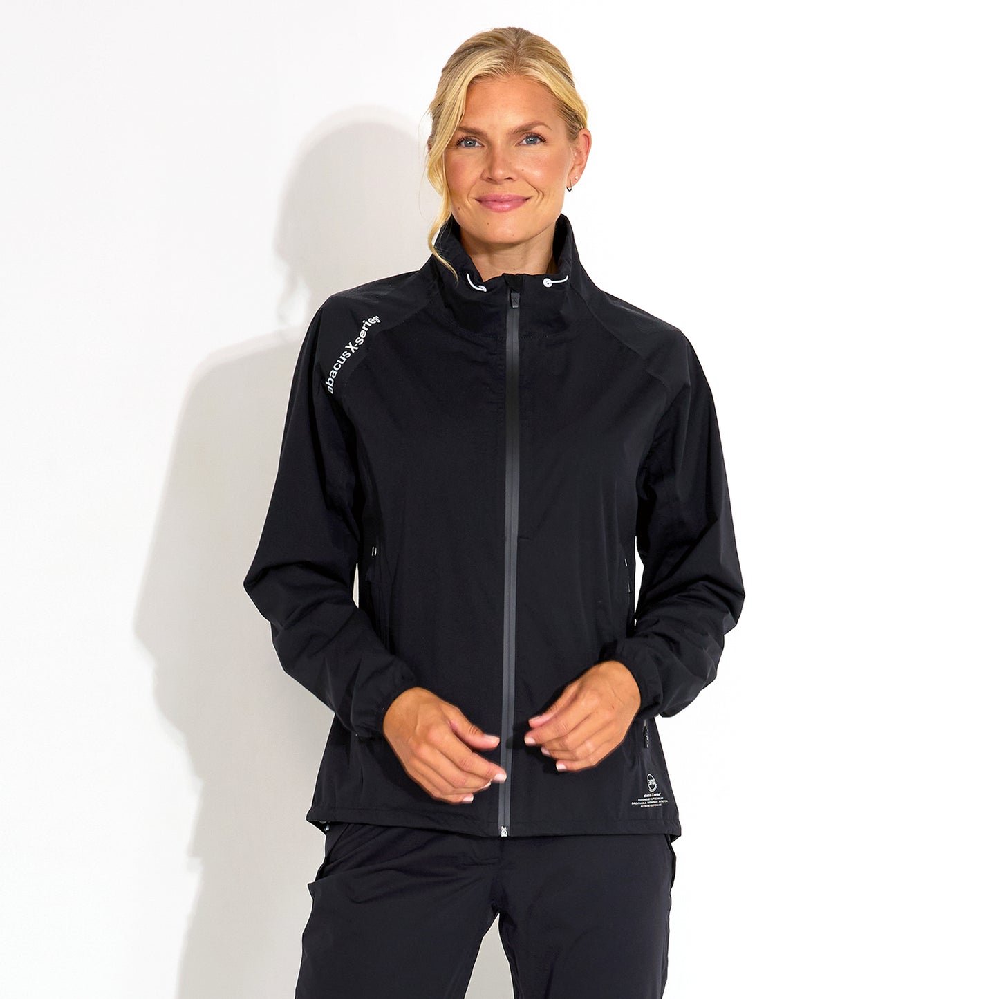 Abacus Ladies Pitch 37.5 Technology Rain Jacket in Black
