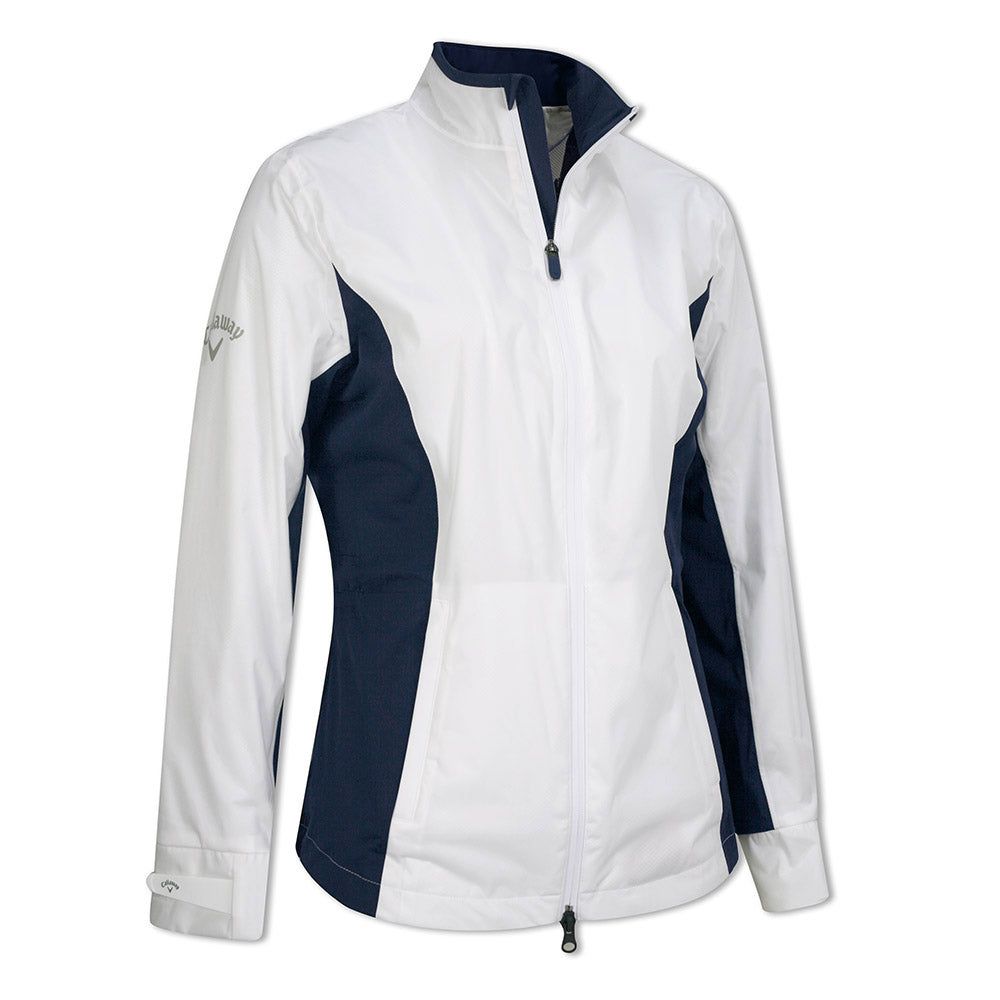 Callaway Ladies StormLite Waterproof Jacket with Navy Contour Panels and 1 year Warranty