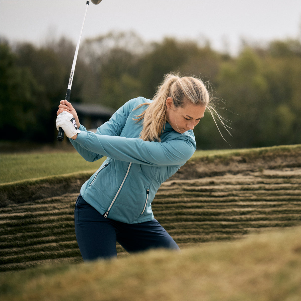 Galvin Green Ladies Quilted Golf Jacket with Water Repellent Finish