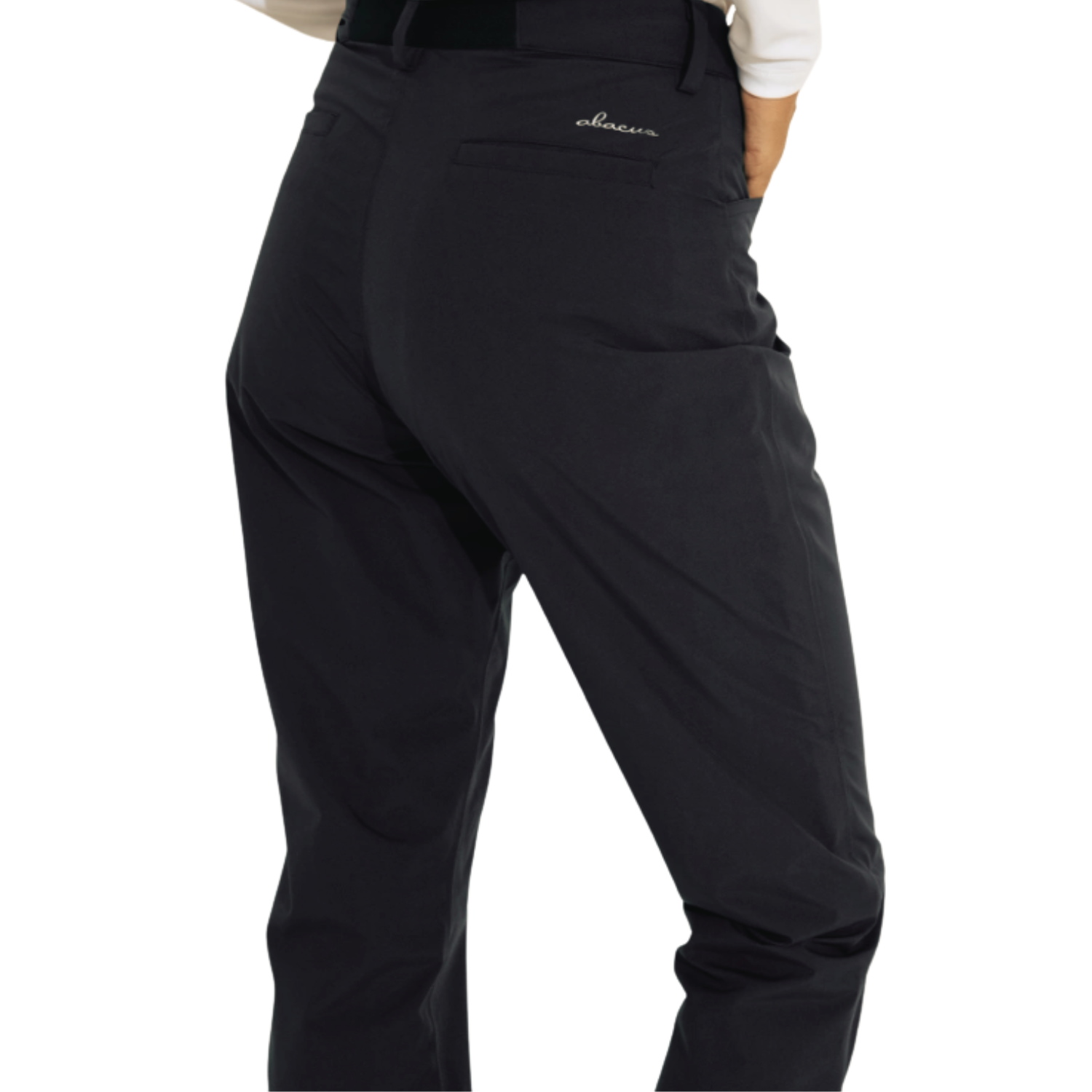 Abacus Ladies Warm Waterproof Trousers with Brushed Inner in Black