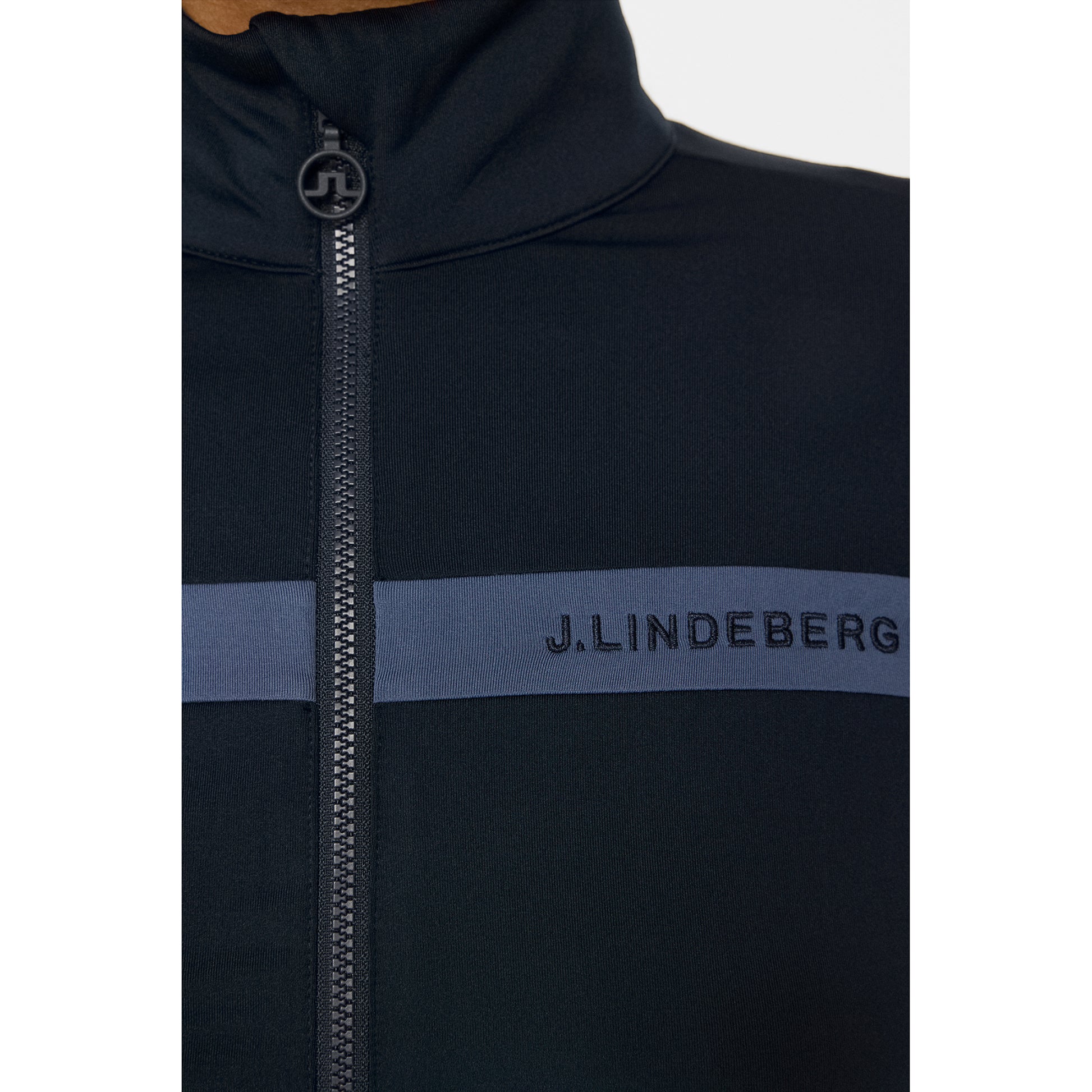 J.Lindeberg Ladies Lighweight Full Zip Mid-Layer Jacket in Navy