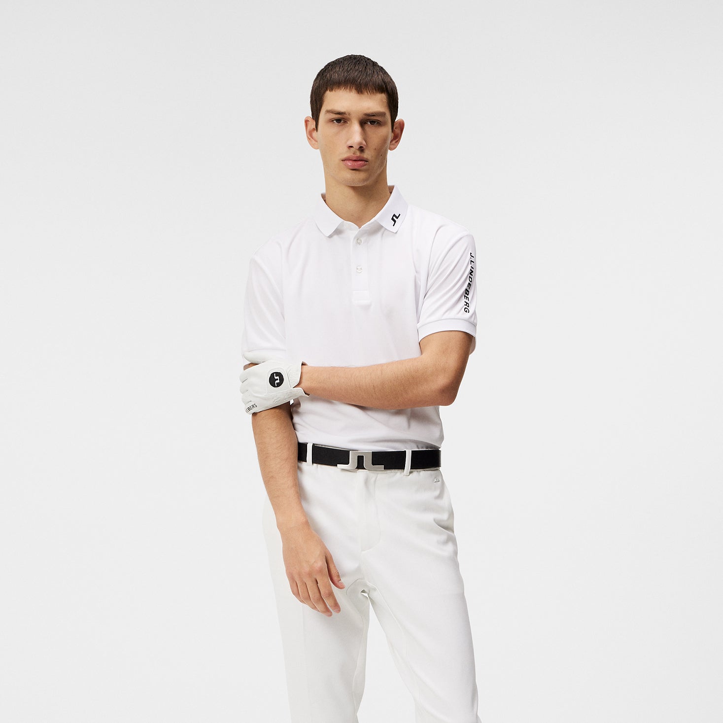J.Lindeberg Mens Tour Tech Short Sleeve Polo