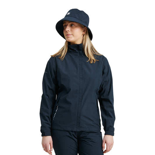 Abacus Ladies Links Stretch Rain Jacket in Navy