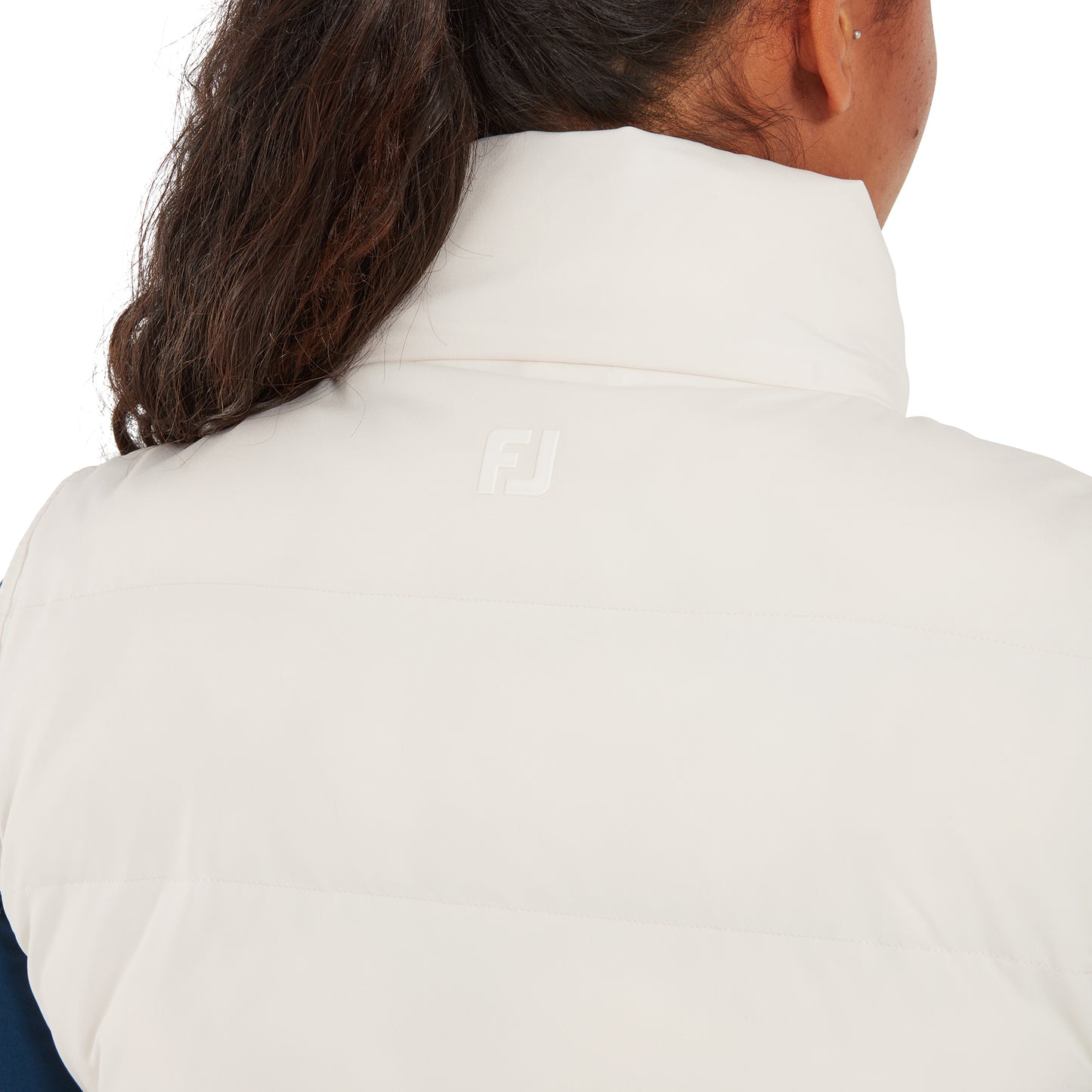 FootJoy Ladies Soft Shell Thermal Insulated Gilet in Off White