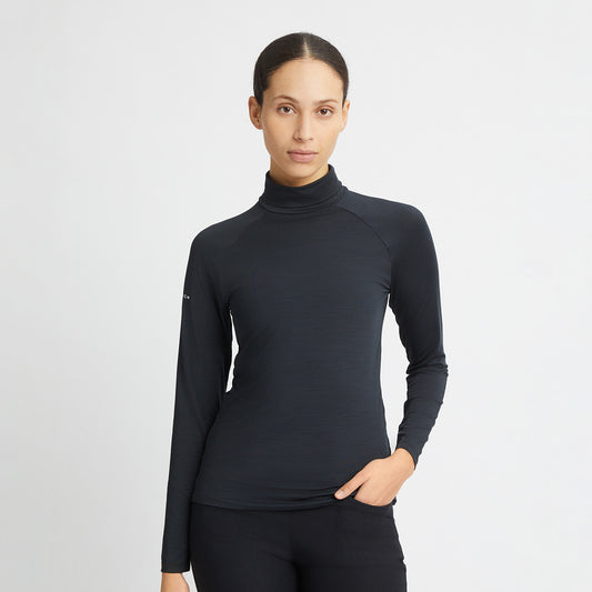 Rohnisch Ladies Hailey Long Sleeve Roll Neck in Black