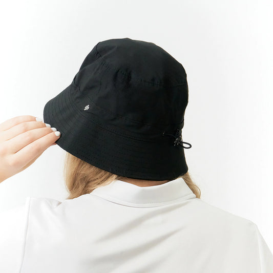 Surprizeshop Ladies Fleece Lined Waterproof Bucket Hat in Black