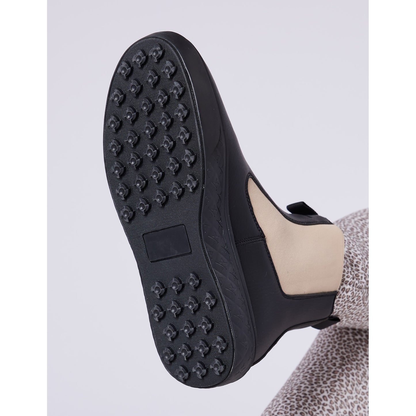 Swing Out Sister Ladies Pull-On Waterproof Chelsea Winter Boot in Black