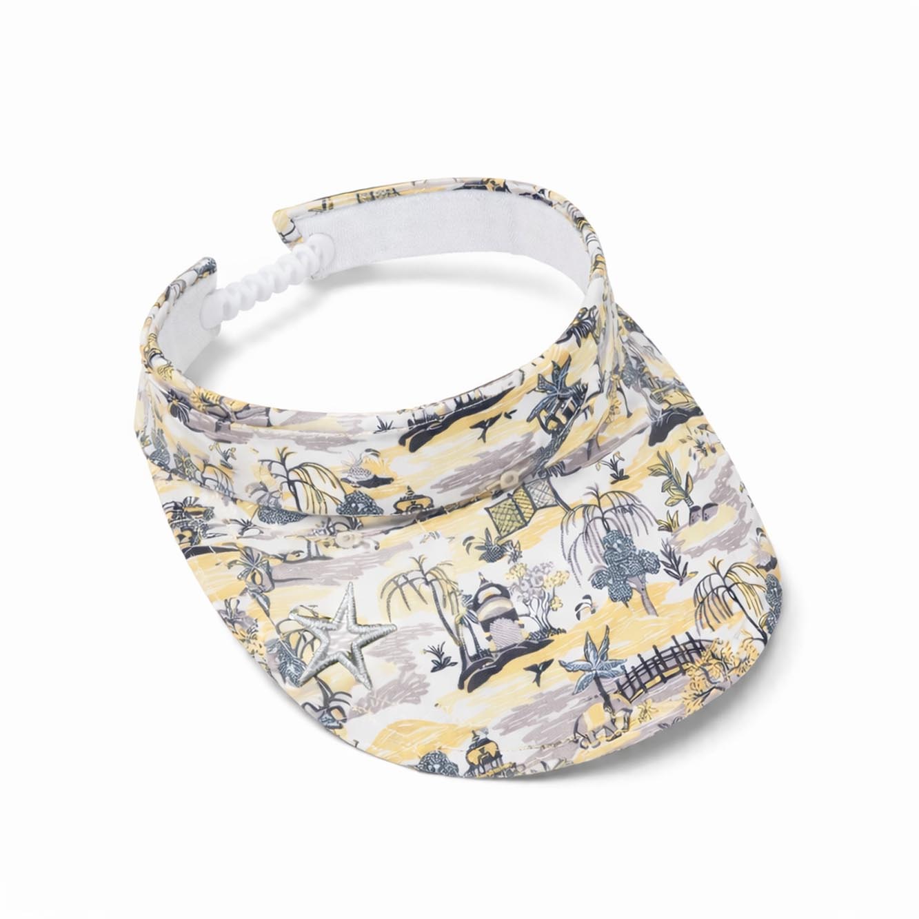 Swing Out Sister Ladies Adjustable Printed Visor For All Day Comfort