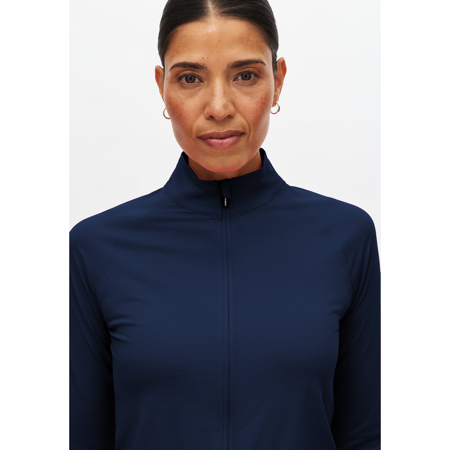 Rohnisch Ladies Navy Lightweight Full-Zip Mid-Layer Golf Jacket