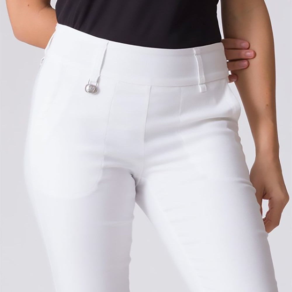 Daily Sports Ladies Pull-On White Golf Capris 
