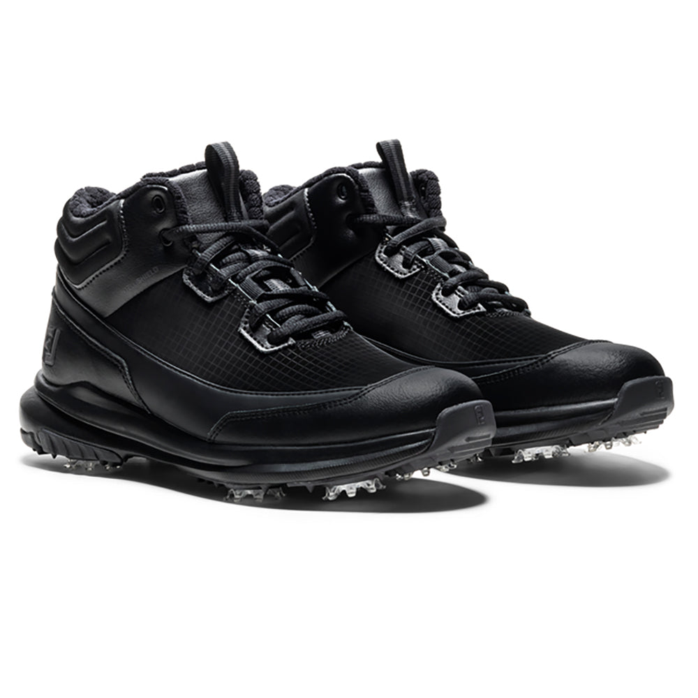 FootJoy Ladies Wide Fit Waterproof Ankle Boots with Thermal Lining in Black