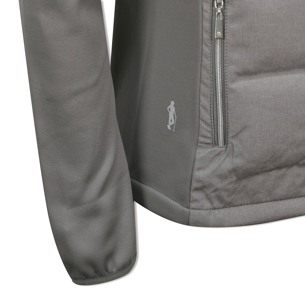 Glenmuir Ladies Water Repellent Hybrid Jacket in Mid Grey