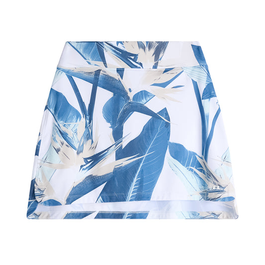 J.Lindeberg Ladies Pull-On Print Skort - Designed for Confident Movement