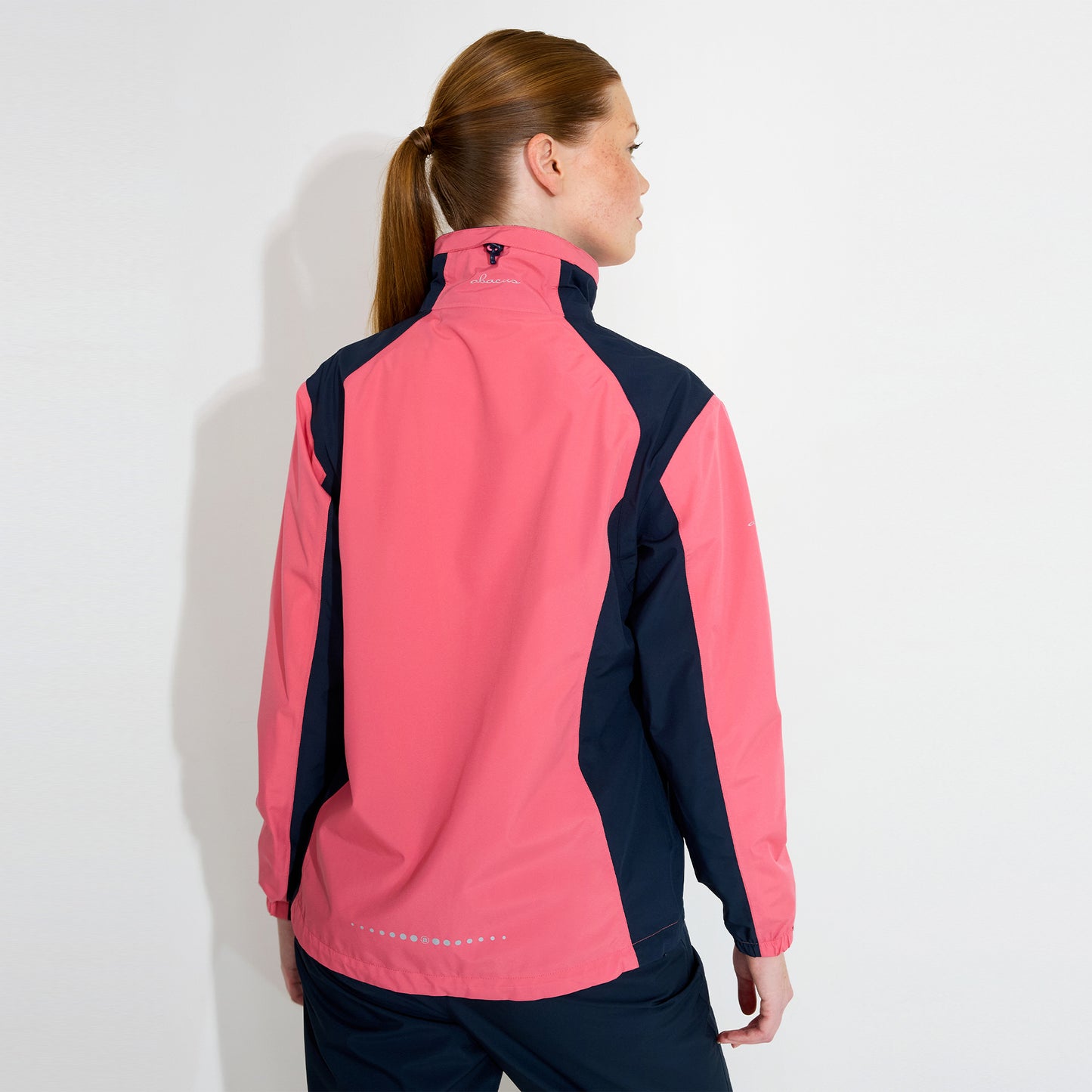 Abacus Ladies Links Stretch Rain Jacket with Colour Block Detailing