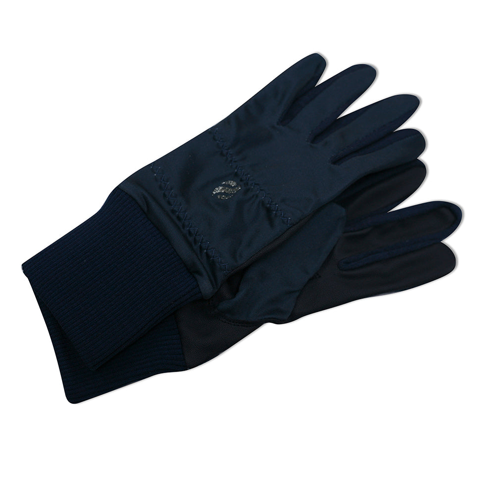 Surprizeshop Ladies Polar Stretch Thermal Gloves in Navy