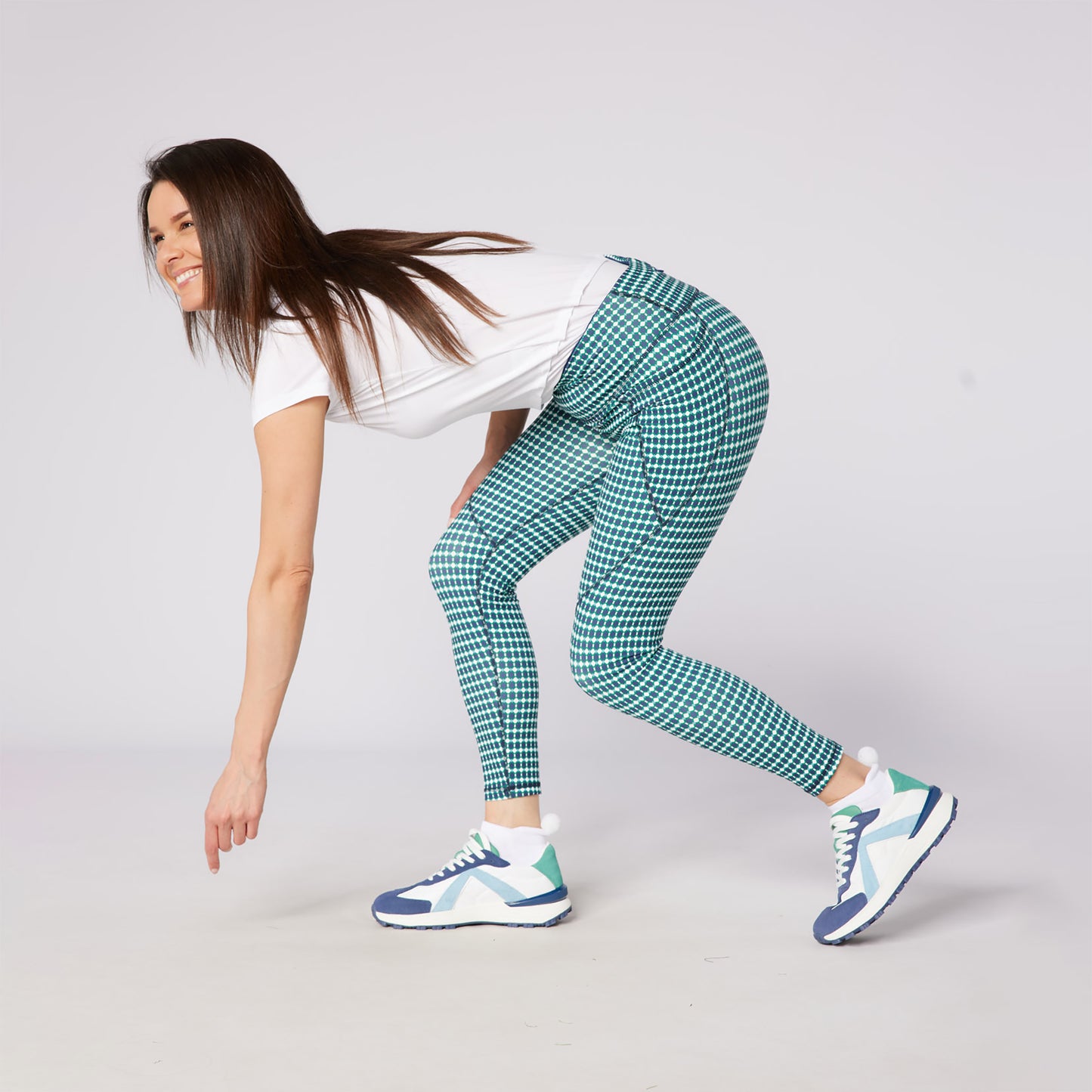 Swing Out Sister Ladies Stretch Leggings with Contour Seams